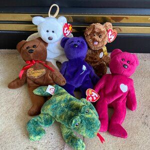Vintage Ty Beanie Babies - Lot of 6